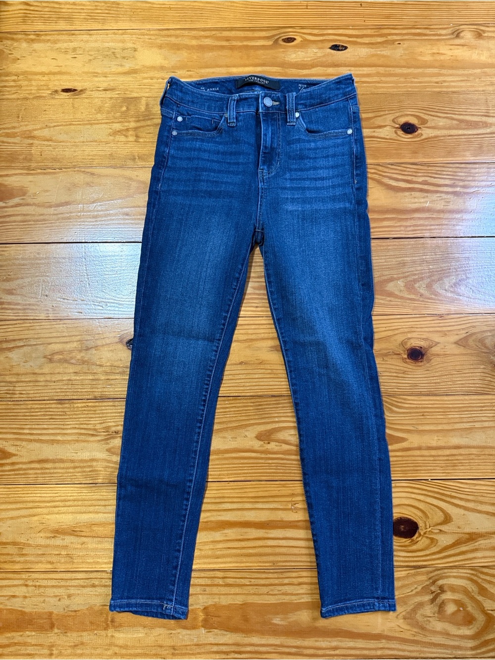 Liverpool Abby High-Rise Ankle Skinny Jean.